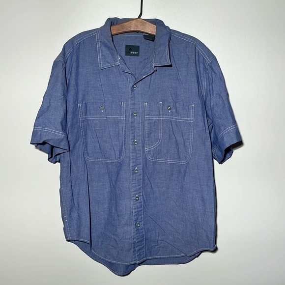 Vintage Liz Wear Short Sleeve Button Down Shirt - Picture 1 of 7